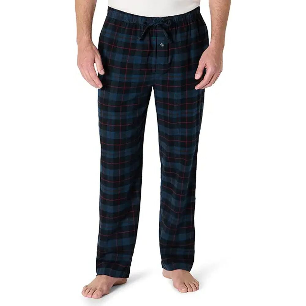 Amazon Essentials Men's 100% Cotton Flannel Sleep Pant, Relaxed Fit Loun small